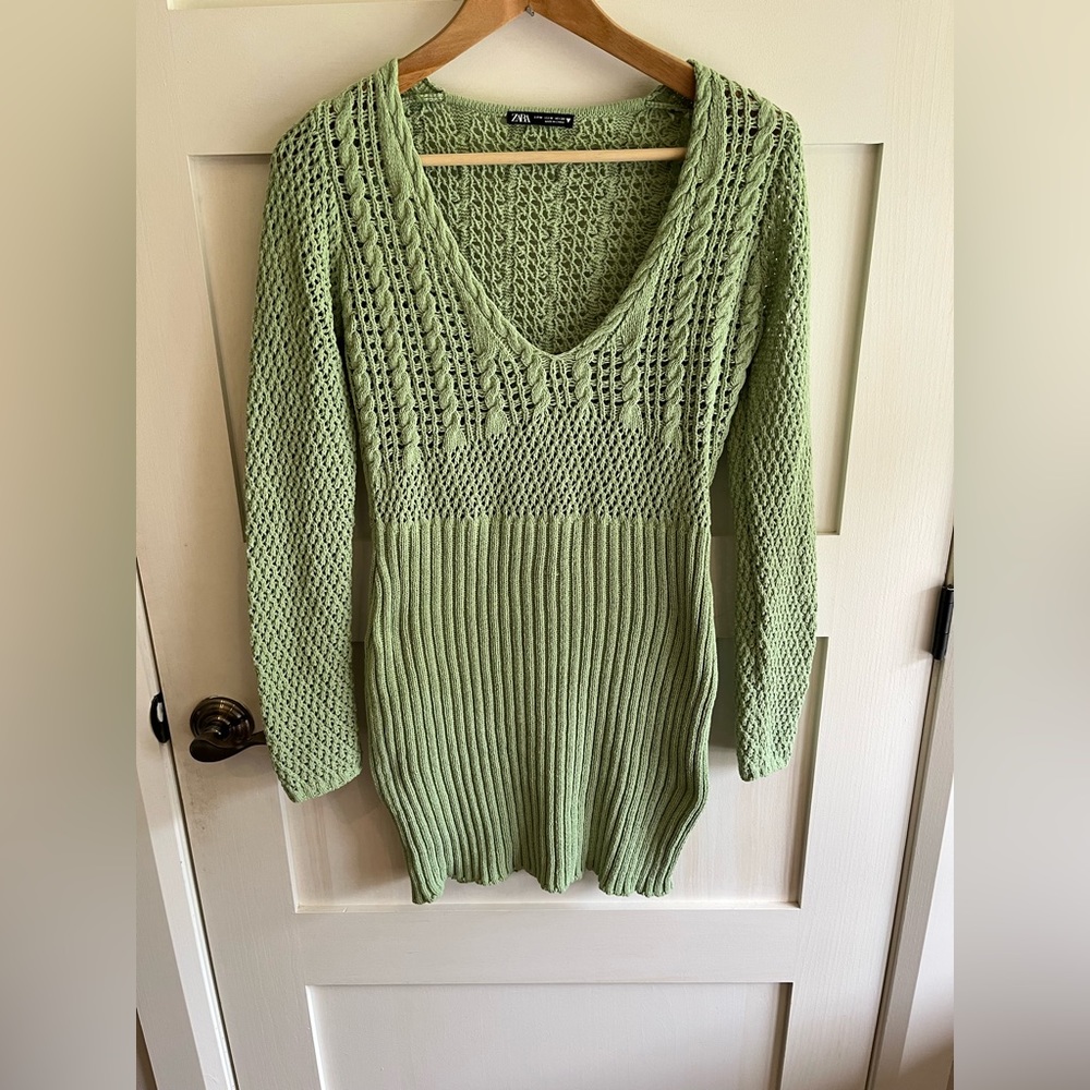 Zara knit coverup